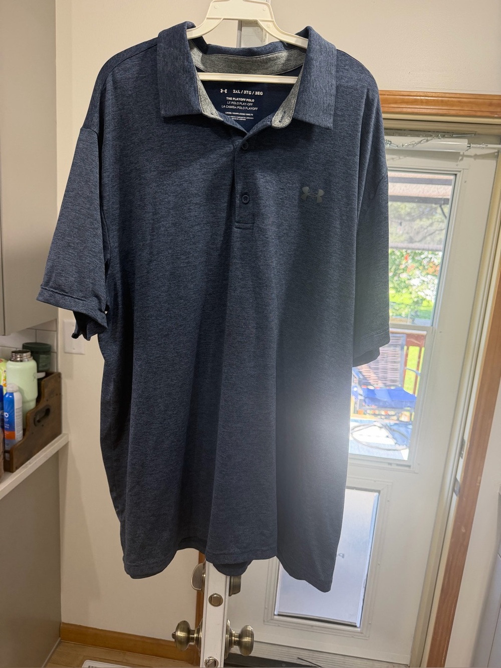 Under Armour Men’s Dark Navy Heather Performance Polo